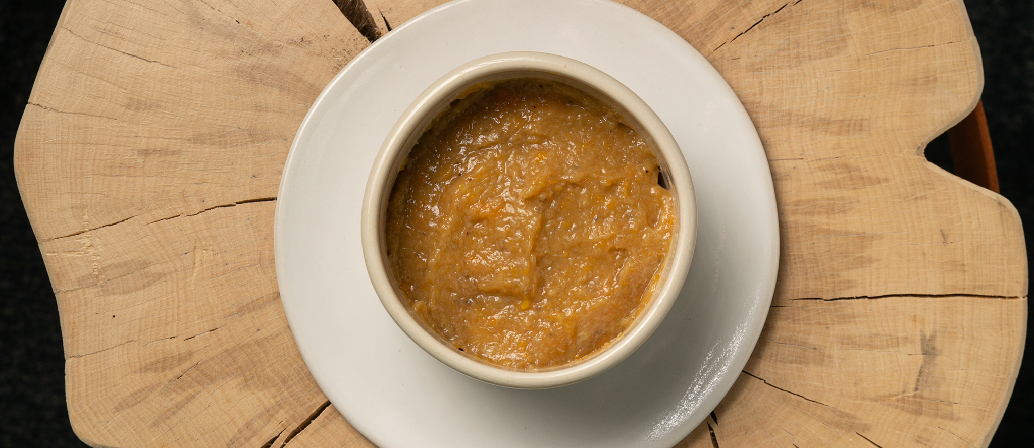 Goût de bonbon Compote patate douce, banane et badiane